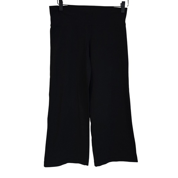 lululemon athletica Pants - Lululemon Align High Rise Wide Leg Crop Pants Black Yoga Athletic Women's Size L